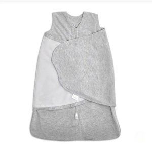 Halo Innovations Sleepsack 100% Cotton Swaddle Wrap Gray Size Small